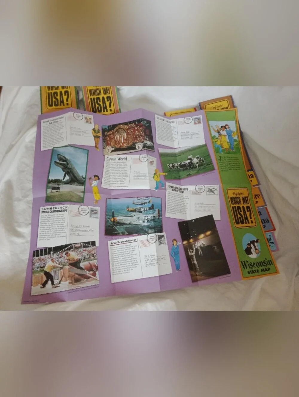 27 Highlights State Maps Which Way USA Child Learning Education Geography
